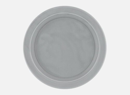 Plate special half-deep round with rim GRAY 25cm