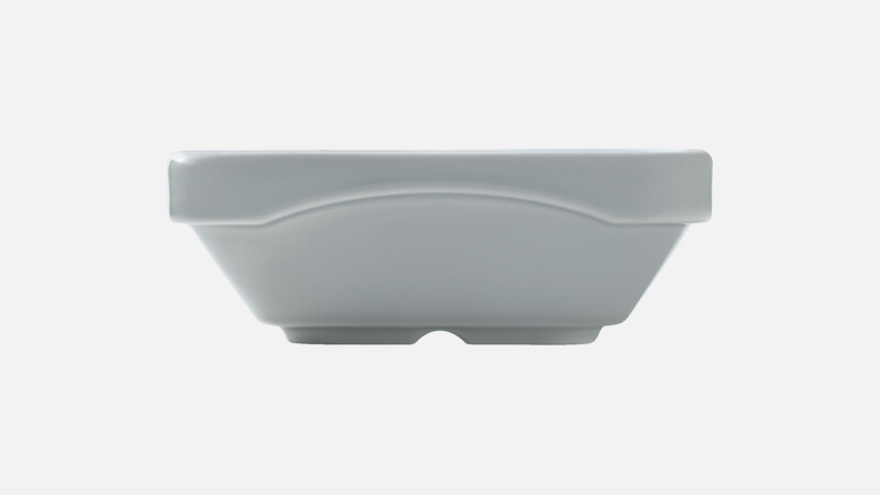 AIRFLOW ESSENTA - Bowl square stackable - GRAY 12x12cm/0.26l