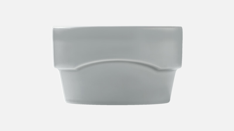 AIRFLOW ESSENTA - Suppenschälchen rund stpl. pl. Boden - GRAY 10cm/0.34l