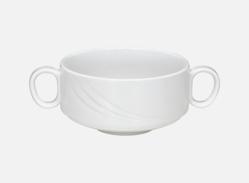 Suppenobertasse stapelbar Relief 0.50l