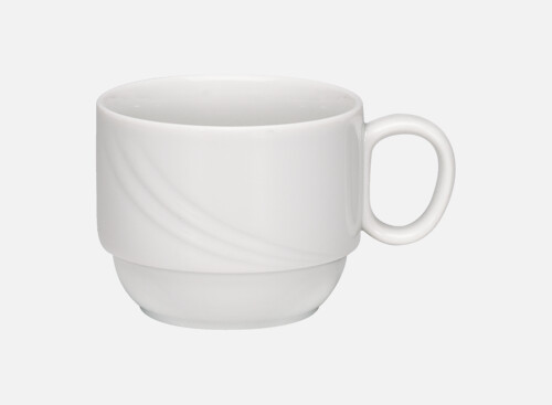 Spezialobertasse stapelbar Relief 0.18l