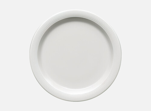 Spezialteller halbtief rund Fahne Relief 24cm