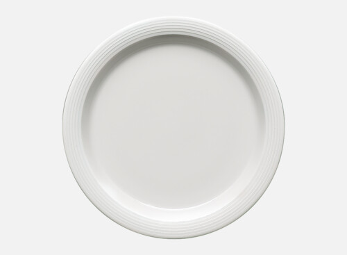 Plate special half-deep with rim embossed 25cm