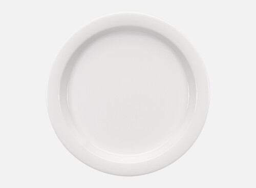 Plate special half-deep round with rim 25cm