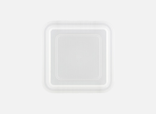 Deckel hoch milchig 12x12cm