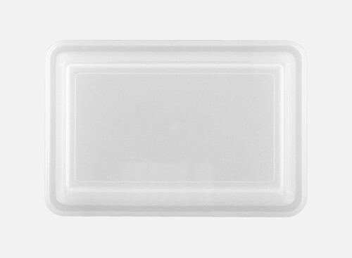 Deckel s. hoch milchig 19x13cm