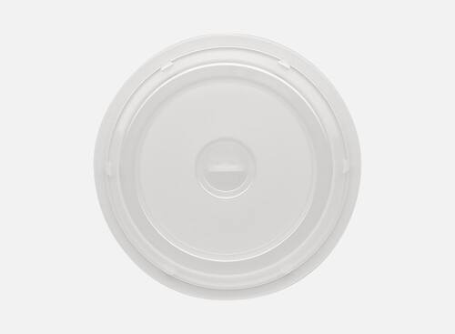 Cloche m. Griff hoch milchig 23cm