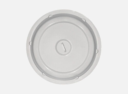 Cloche m. Griff hoch grau 160°C 23cm