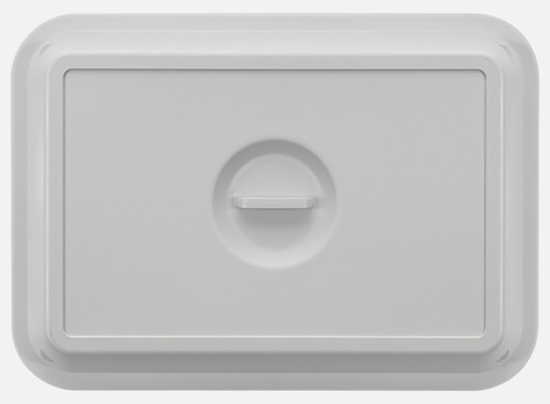 Cloche m. Griff hoch grau 160°C 28x20cm