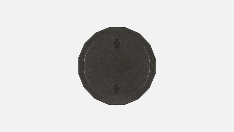 KUNSTSTOFFDECKEL - Deckel - braun 9cm