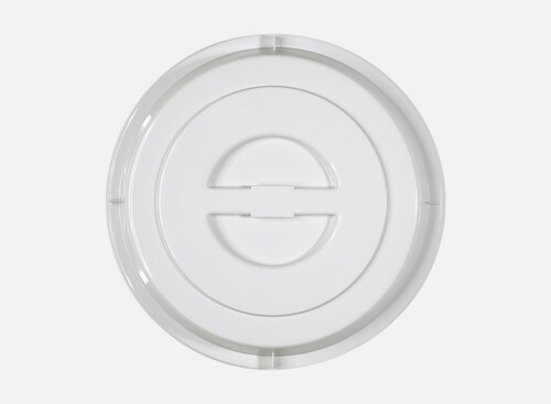 Cloche m. Griff hoch grau 160°C 24cm