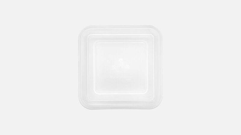 KUNSTSTOFFDECKEL - Lid - tall milky 12x12cm