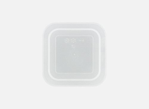 Deckel milchig 9x9cm