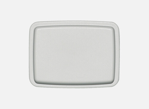 Deckel grau 160°C 12x9cm