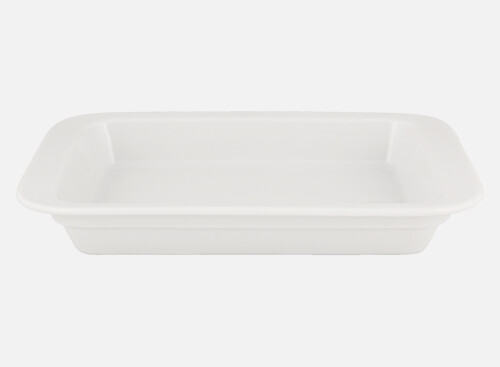 Platter deep rectangular pl. bottom 27x19cm