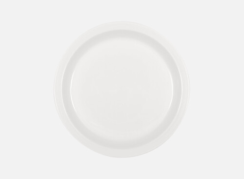 Plate half-deep rd. with rim pl. bottom 25cm