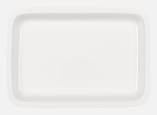 Platter rectangular pl. bottom 27x19cm