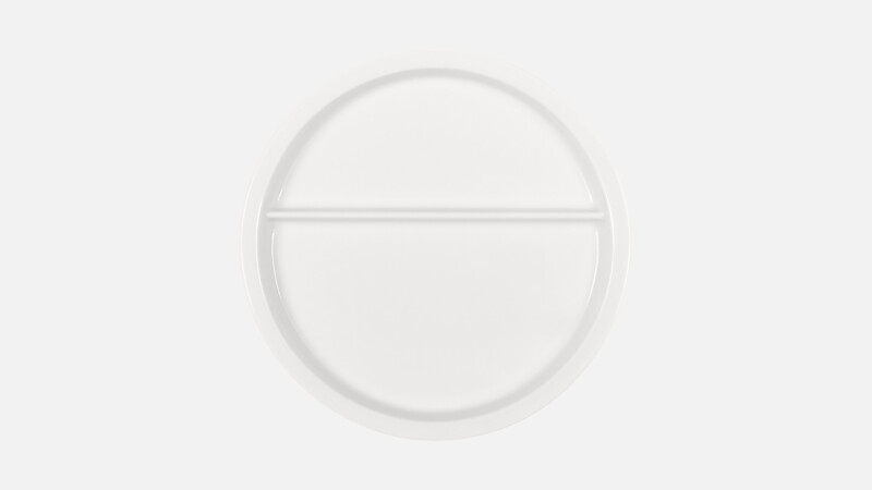 SYSTEMLINE - Teller flach rund 2-teilig pl. Boden - 23cm