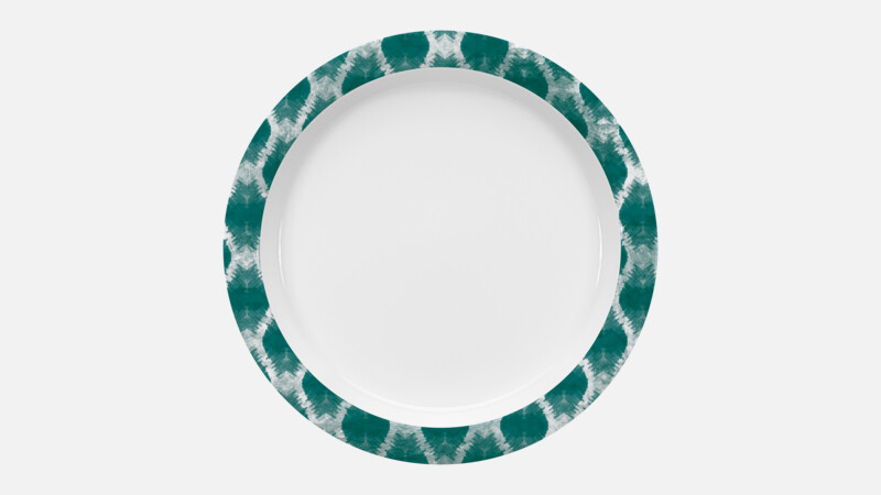 INVITA DIMENSION - Plate special half-deep round with rim - 25cm