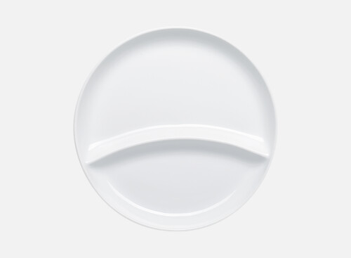 Teller flach rund 2-teilig pl. Boden 23cm