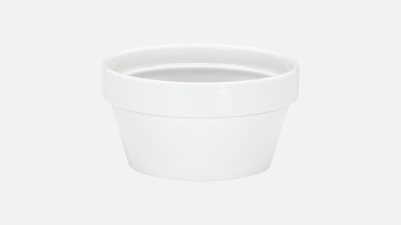 SYSTEMLINE - Soup bowl round stackable pl. bottom - 12cm/0.45l
