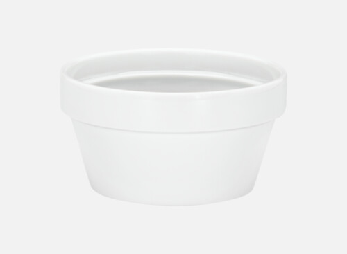 Suppenschale rund stpl. pl. Boden 12cm/0.45l