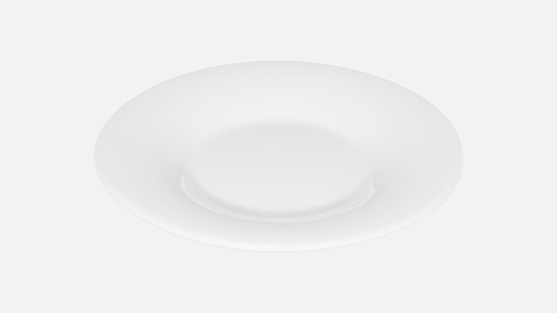 AVANTGARDE - Plate flat round with rim - Bread plate 17cm