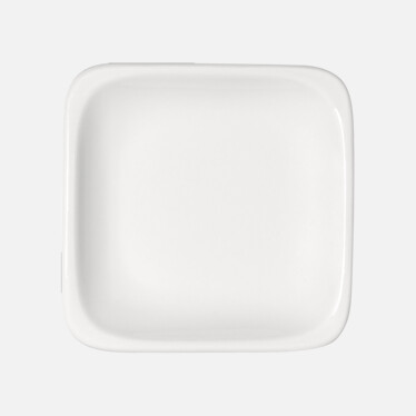Teller flach quadratisch 22x22cm