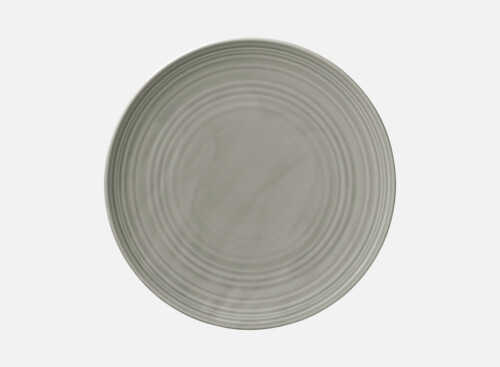 Teller flach coup Struktur GRAY 28cm