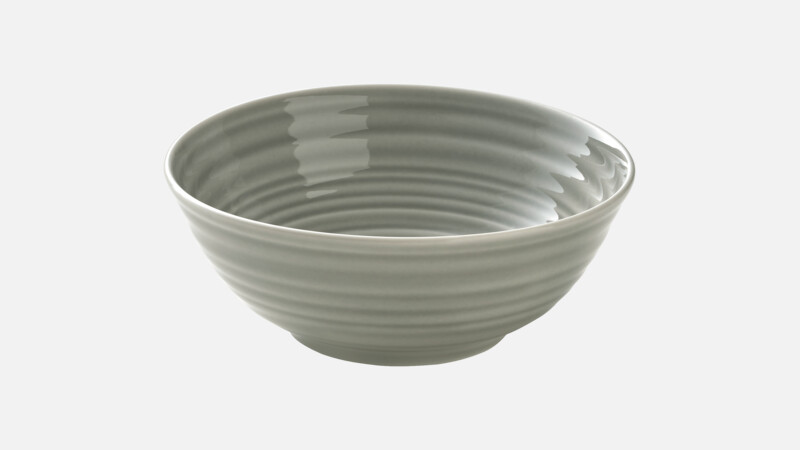 COUNTRY HOUSE - Schüssel rund Struktur - GRAY 16cm/0.60l