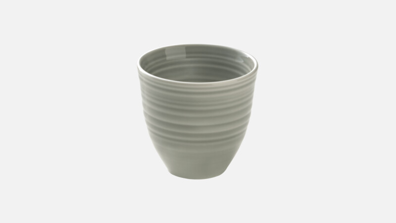COUNTRY HOUSE - Bowl rund Struktur - GRAY 10cm/0.34l