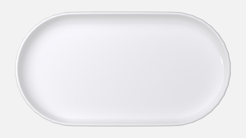 EDGE - Platte oval - 32x17cm