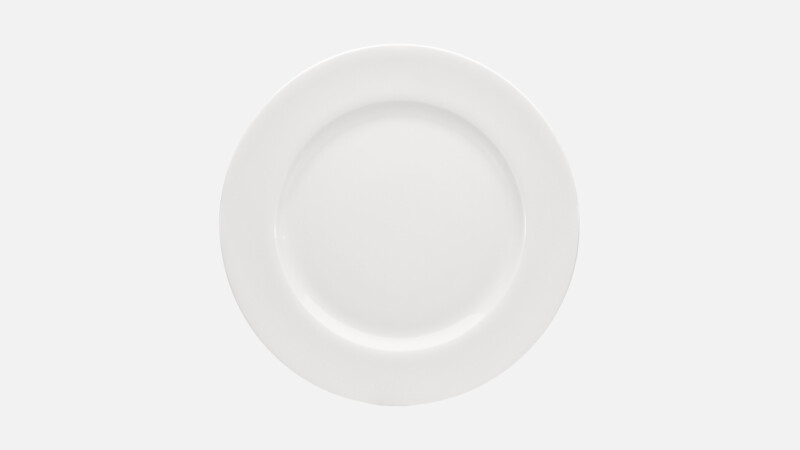 MAITRE - Plate flat round wide rim - Dinner plate 28cm