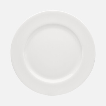 Teller flach rund breite Fahne 28cm