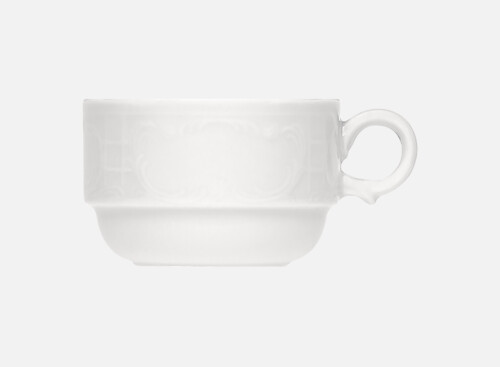 Obertasse stapelbar Relief 0.18l