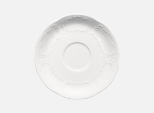 Saucer round embossed 15cm