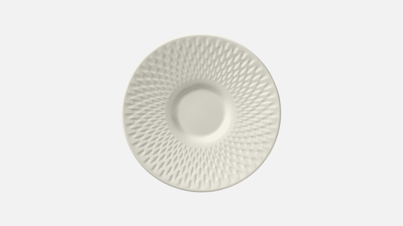 PURITY REFLECTIONS - Kombi-Untertasse rund Relief - 16cm