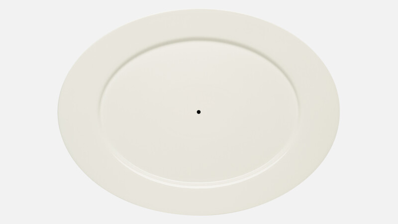 PURITY - Stand - Platter oval with rim 38cm