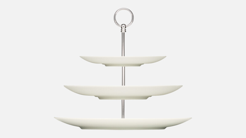 PURITY - Etagere - 3-fach Teller rund coup