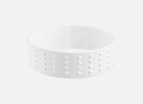 Banderole Coffee-2-Go schmal weiss