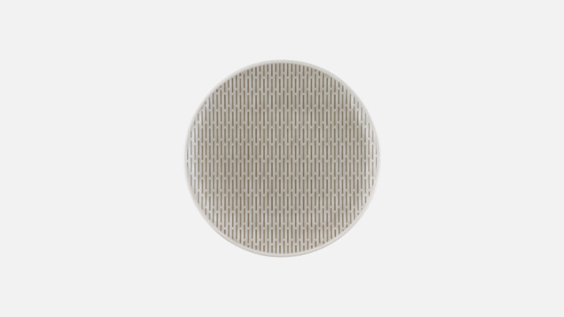 SCOPE - Teller flach coup Struktur - Brotteller GRAY 15cm