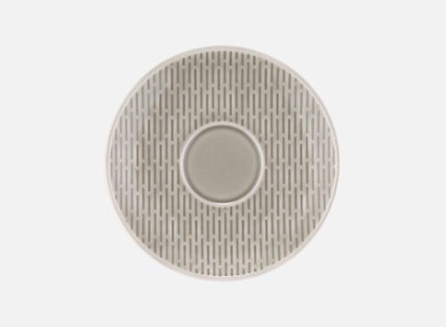 Untertasse rund Struktur GRAY 12cm