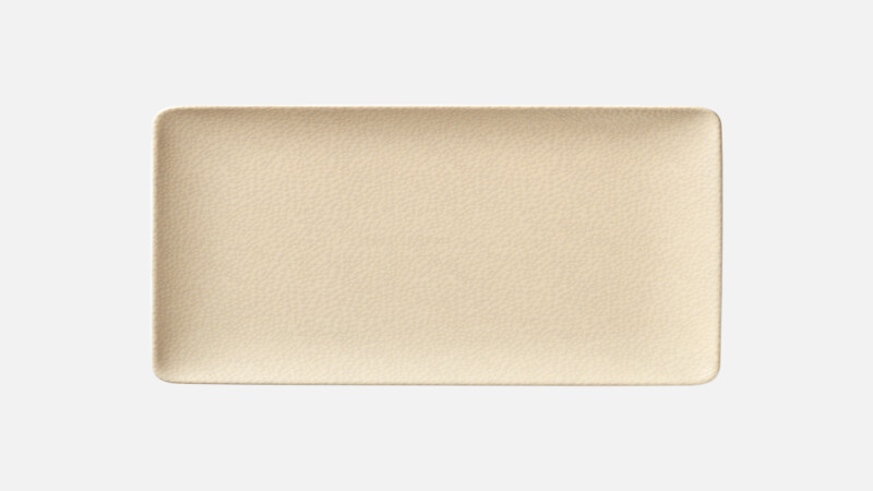 PURITY - Platte rechteckig coup - Servierplatte 18x9cm