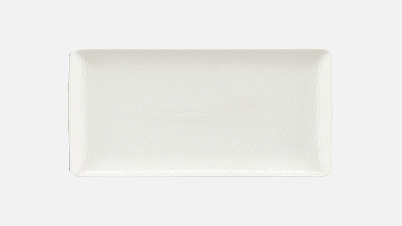 PURITY - Platte rechteckig coup - Servierplatte 18x9cm