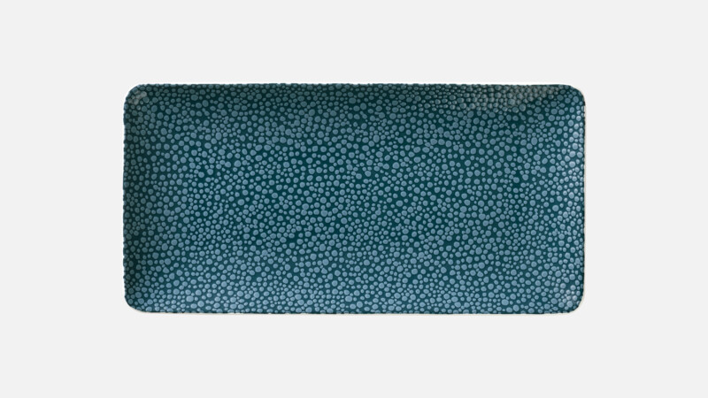 PURITY - Platte rechteckig coup - Servierplatte 18x9cm
