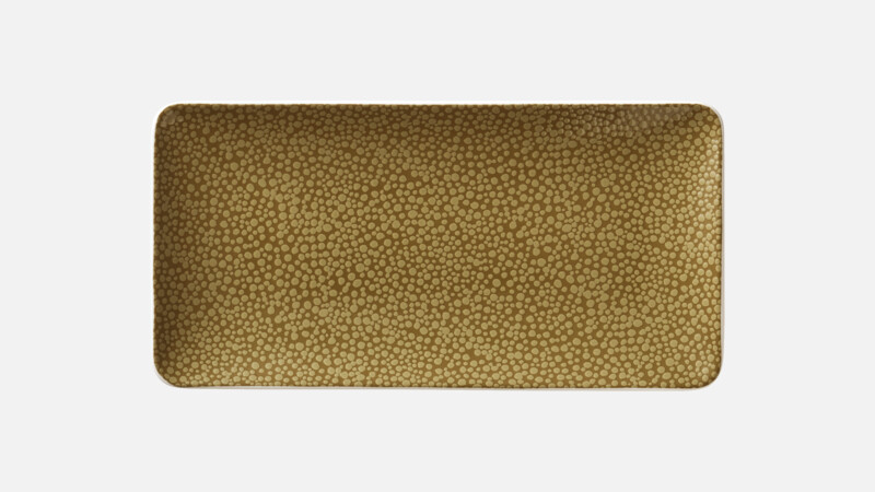 PURITY - Platte rechteckig coup - Servierplatte 18x9cm
