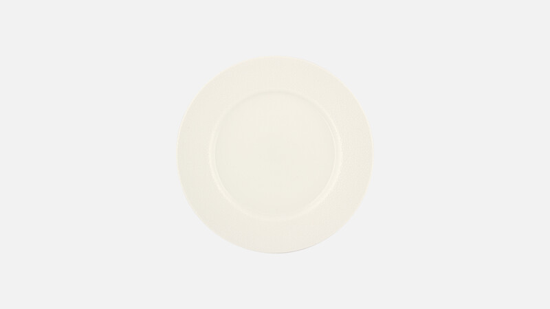 PURITY - Teller flach rund Fahne - Brotteller 17cm