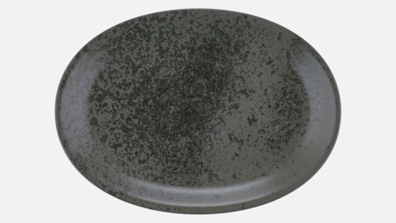 BONN/BISTRO - Platte oval - Servierplatte 37x27cm