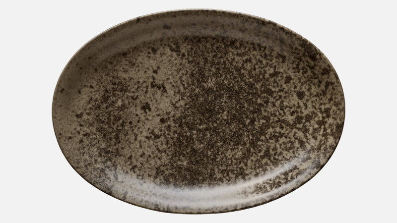 BONN/BISTRO - Platte oval - Servierplatte 37x27cm