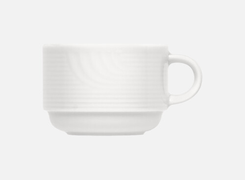 Obertasse stapelbar Relief 0.22l
